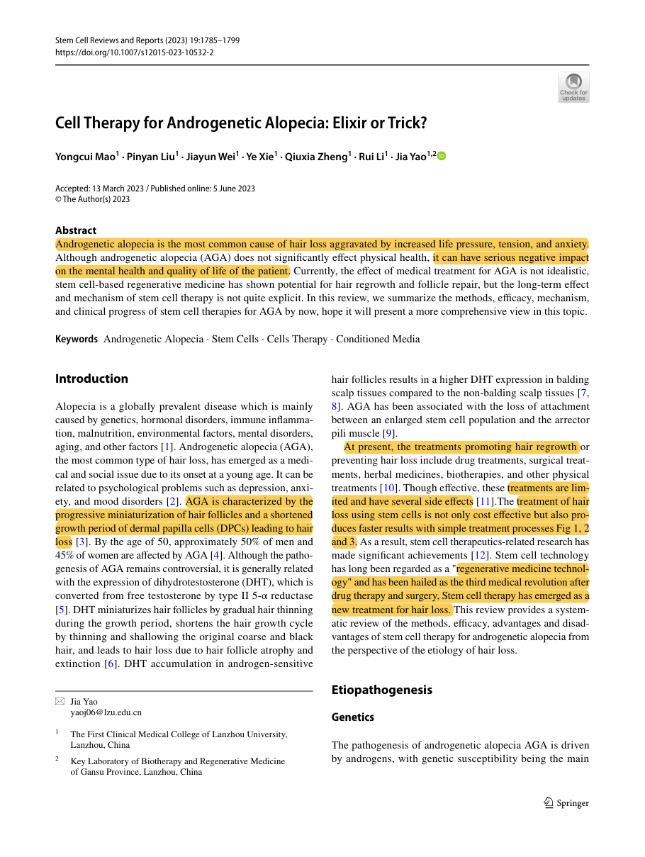 Hair follicle regeneration with stem cell exosomes